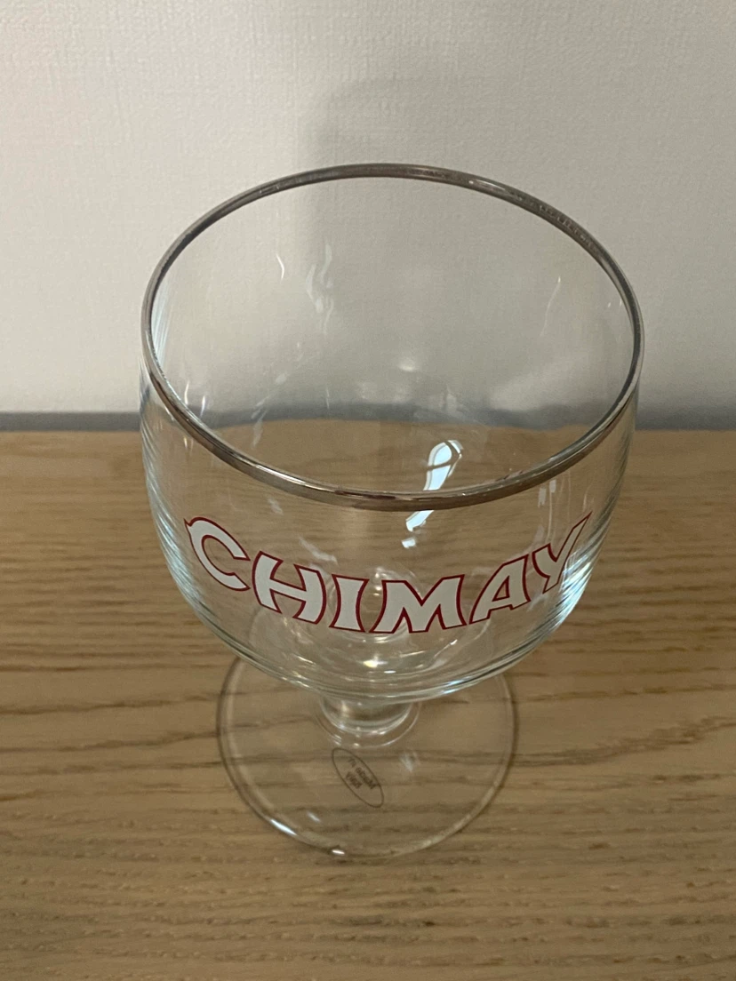 CHIMAYシメイ ビールグラス ロゴ入り 新品の写真4枚目