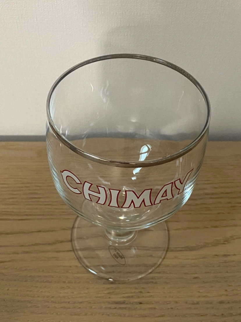 CHIMAYシメイ ビールグラス ロゴ入り 新品の写真4枚目