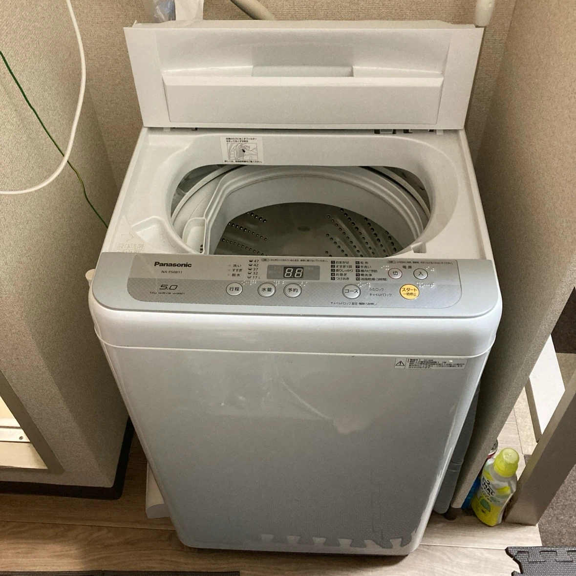 パナソニック製 全自動洗濯機5.0kg
