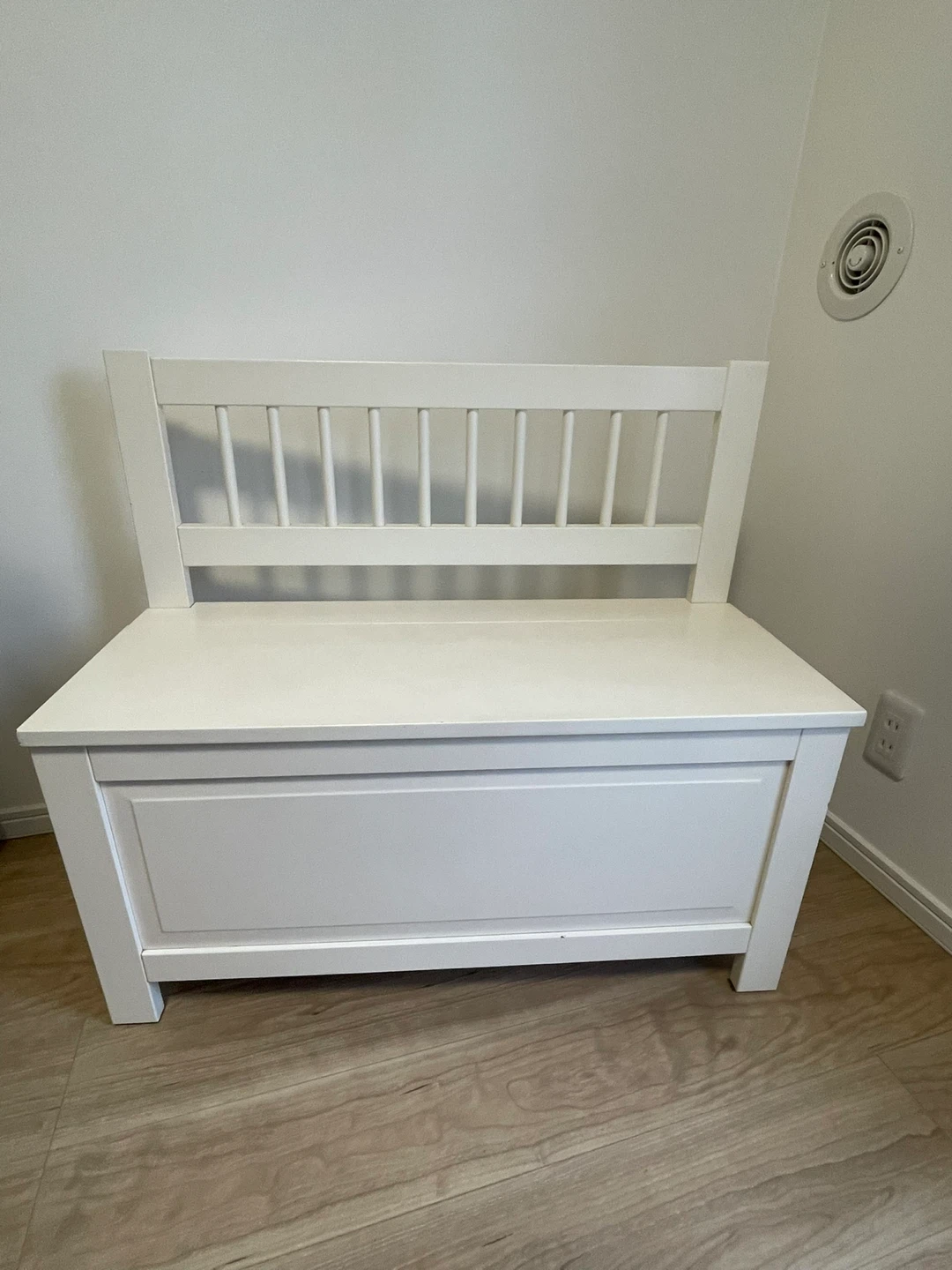 収納付きベンチシート IKEA ホワイト