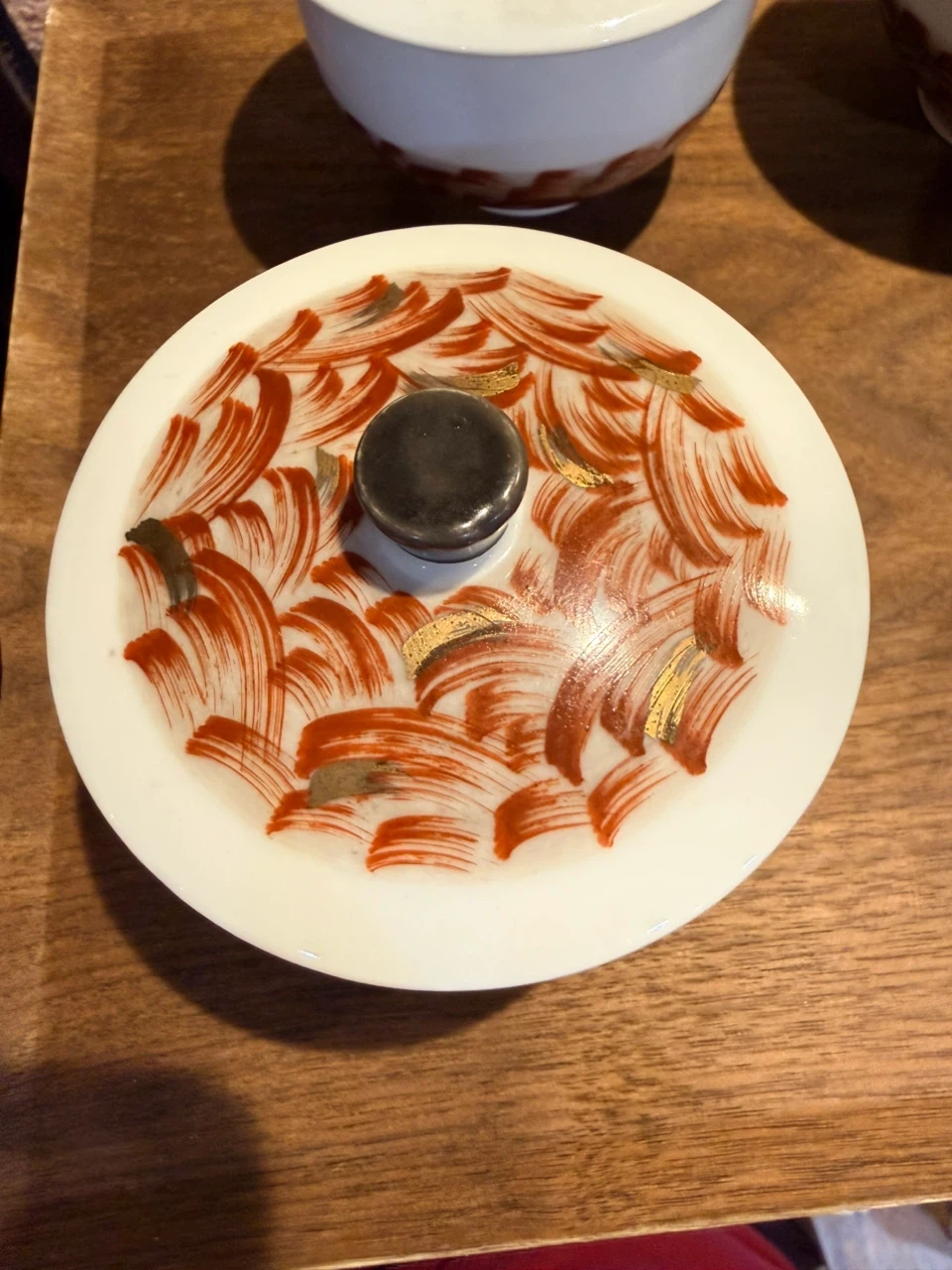 Arita ware蓋付き 蓋碗 4客セット 陶器の写真5枚目