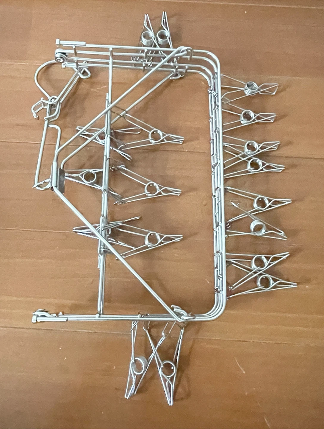 無印良品　オールステンレスピンチハンガー角型•小の写真2枚目