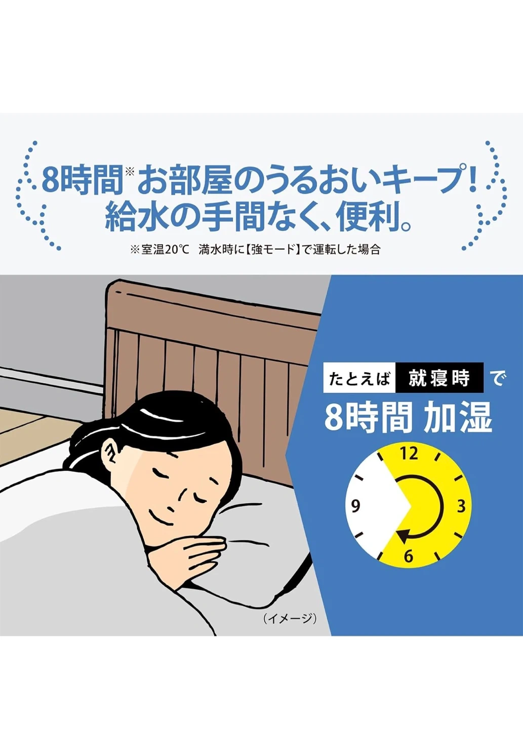 【新品未開封】象印 スチーム式加湿器 EE-DF50-HA グレー 4.0Lの写真7枚目