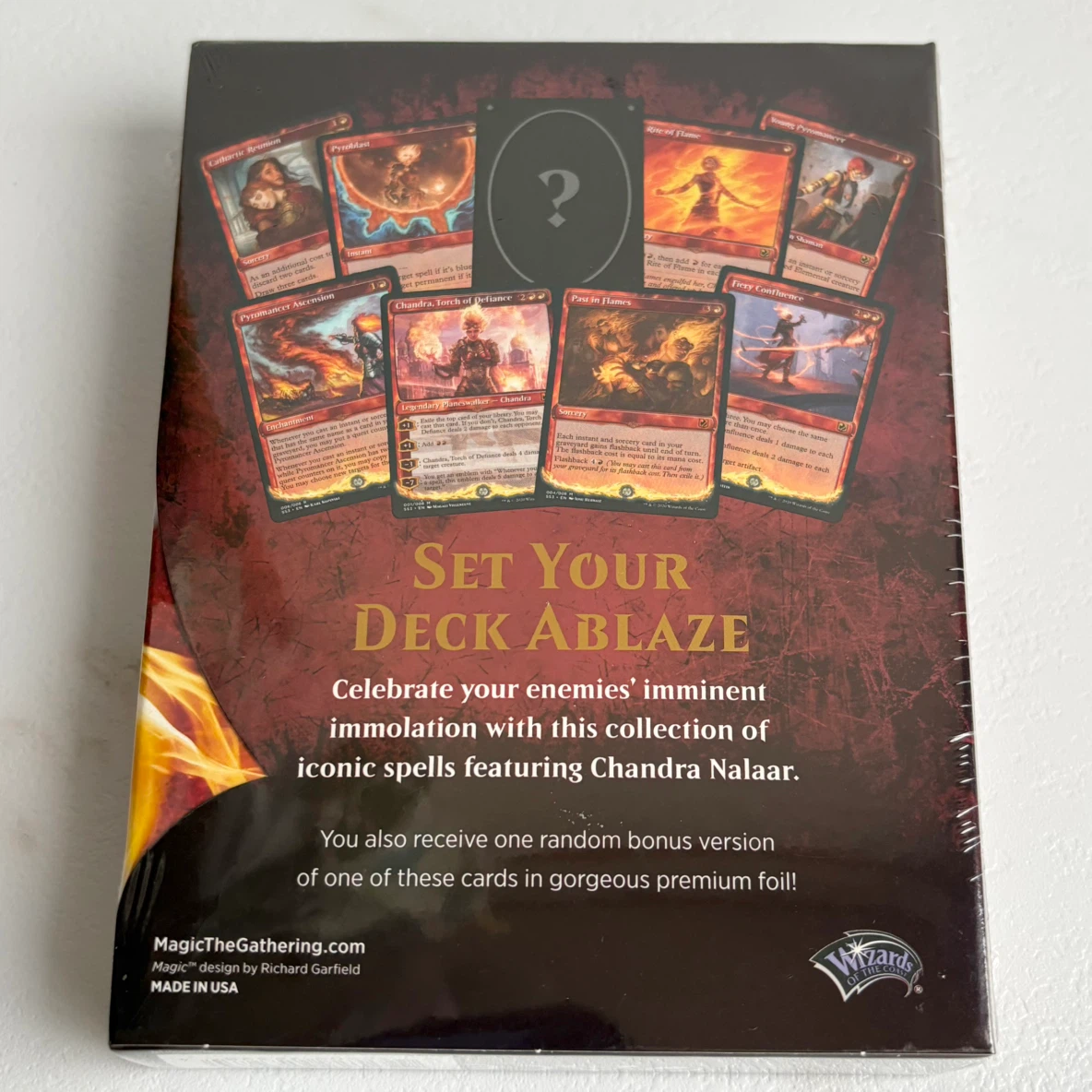 未開封☆ マジック:ザ･ギャザリング  Signature Spellbook:Chandra 英語版2020年発売品の写真2枚目