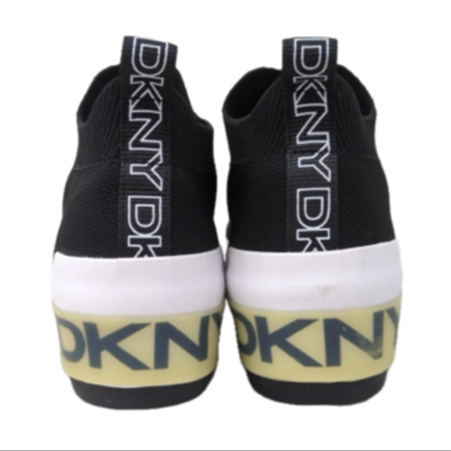 【DKNY】ダナ・キャラン・ニューヨーク メンズ サイズUS8.5M スニーカー ブラック シューズ スリッポンの写真2枚目