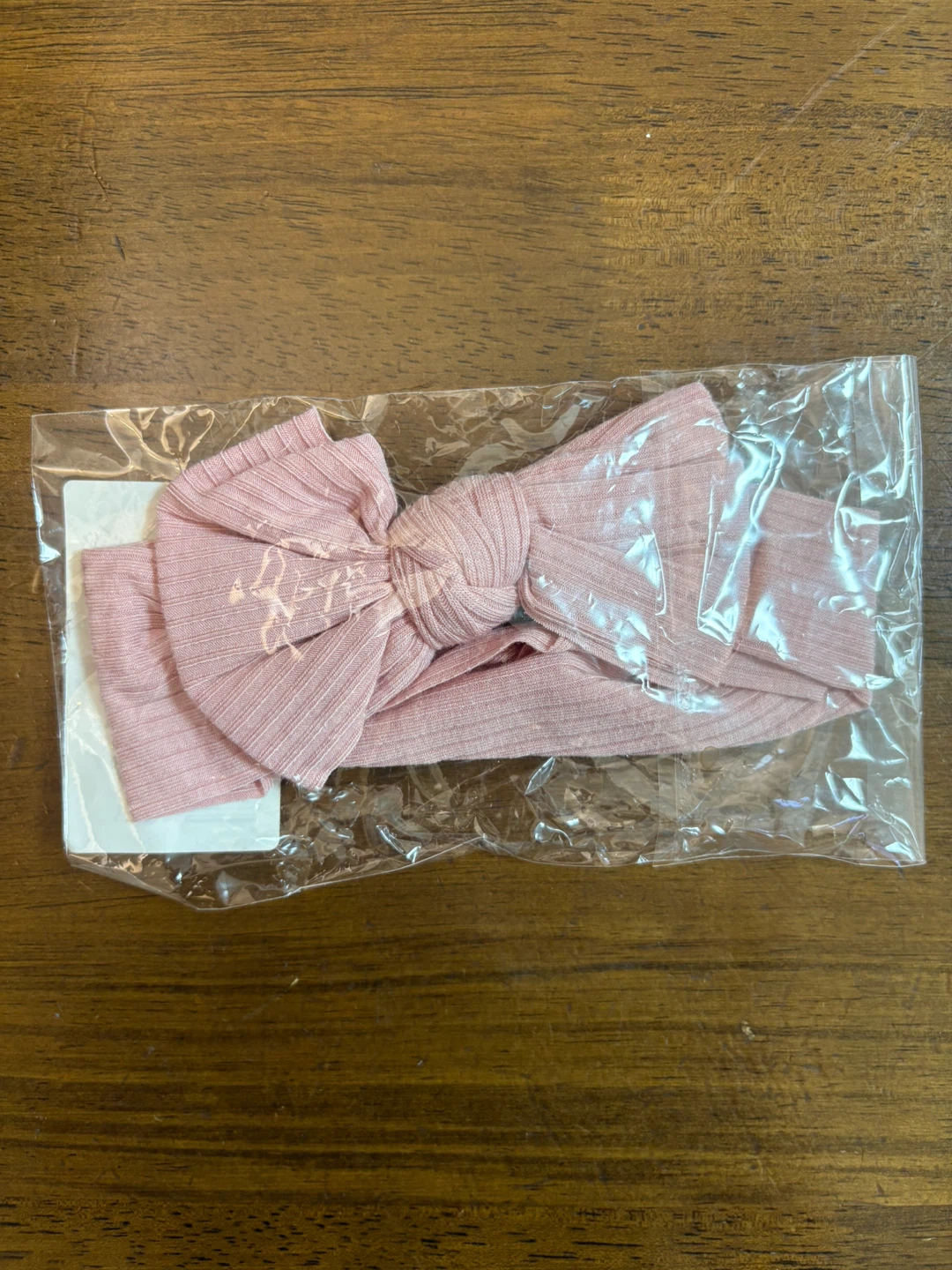 ベビー用 リボンヘアバンド ピンク