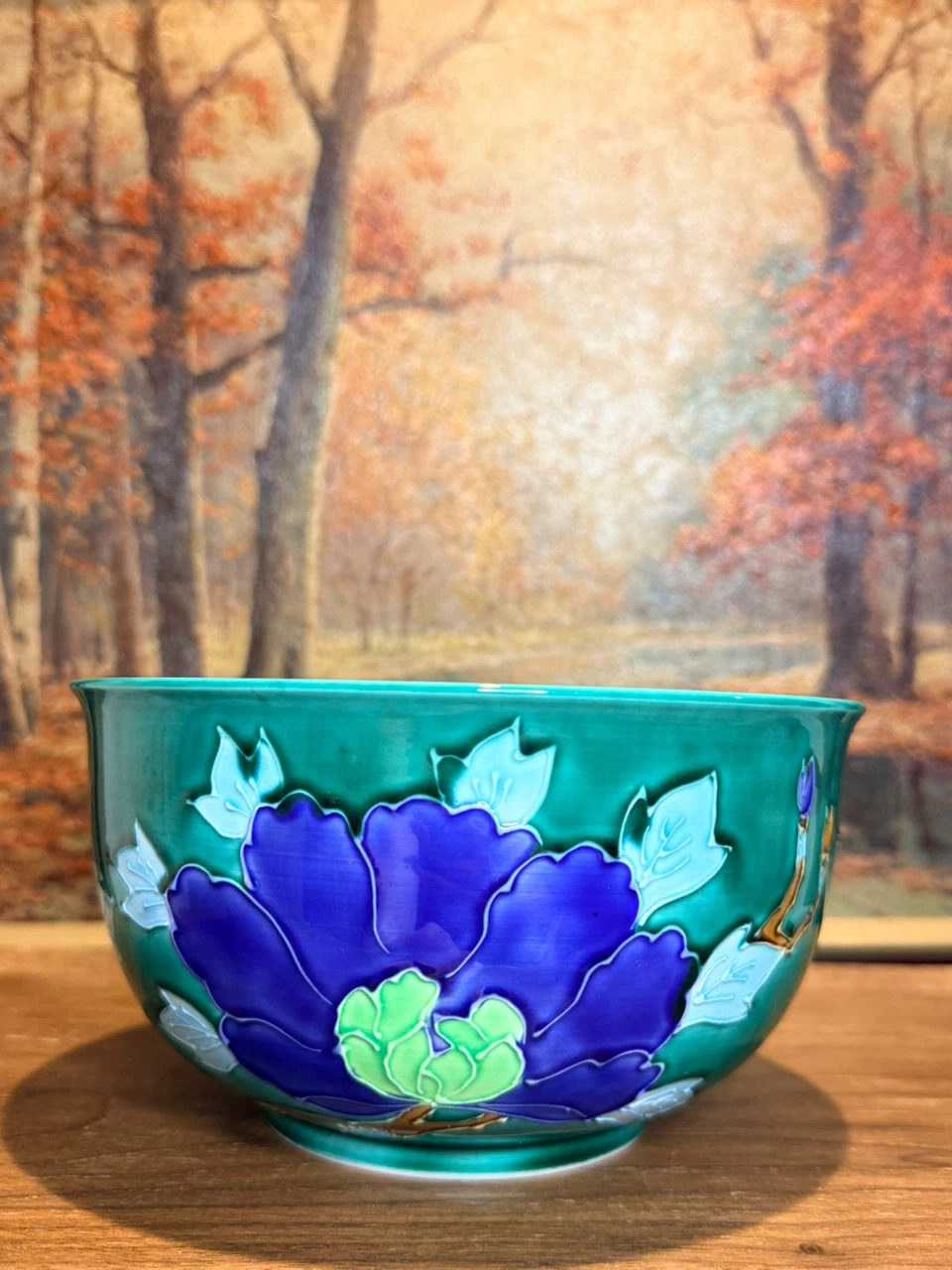 清水焼 Authentic Japanese Kyomizu-yaki (Kyoto Ware) Ceramic Bow