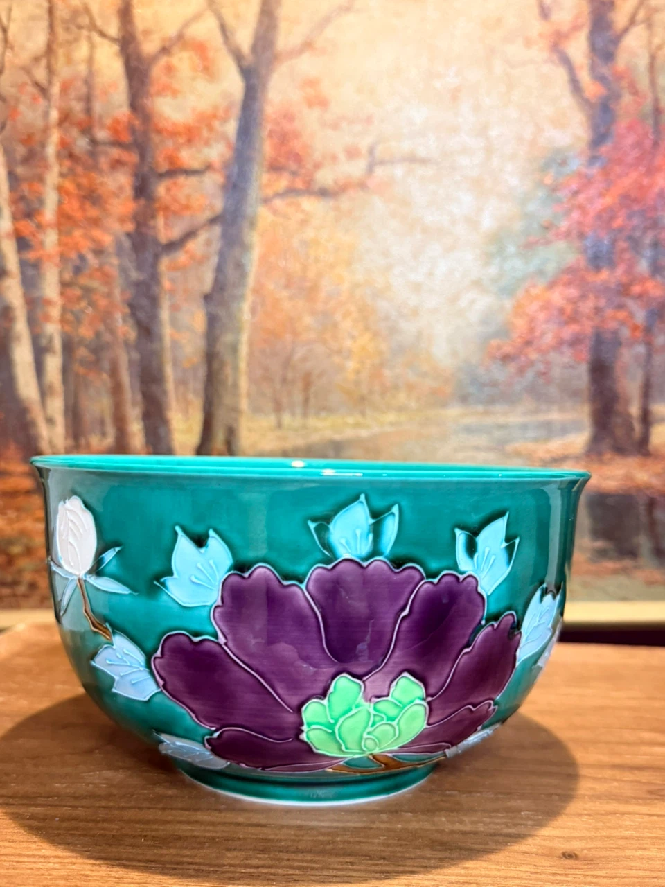 清水焼 Authentic Japanese Kyomizu-yaki (Kyoto Ware) Ceramic Bowの写真2枚目