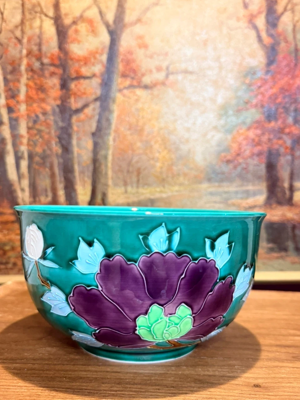 清水焼 Authentic Japanese Kyomizu-yaki (Kyoto Ware) Ceramic Bowの写真2枚目