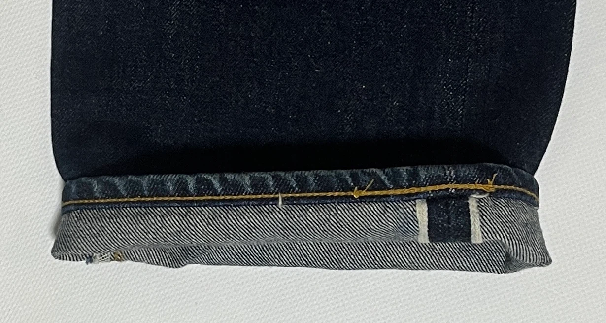 LEVI'S 501XX W29 555 バレンシア BIGE 赤耳 濃紺90sの写真6枚目