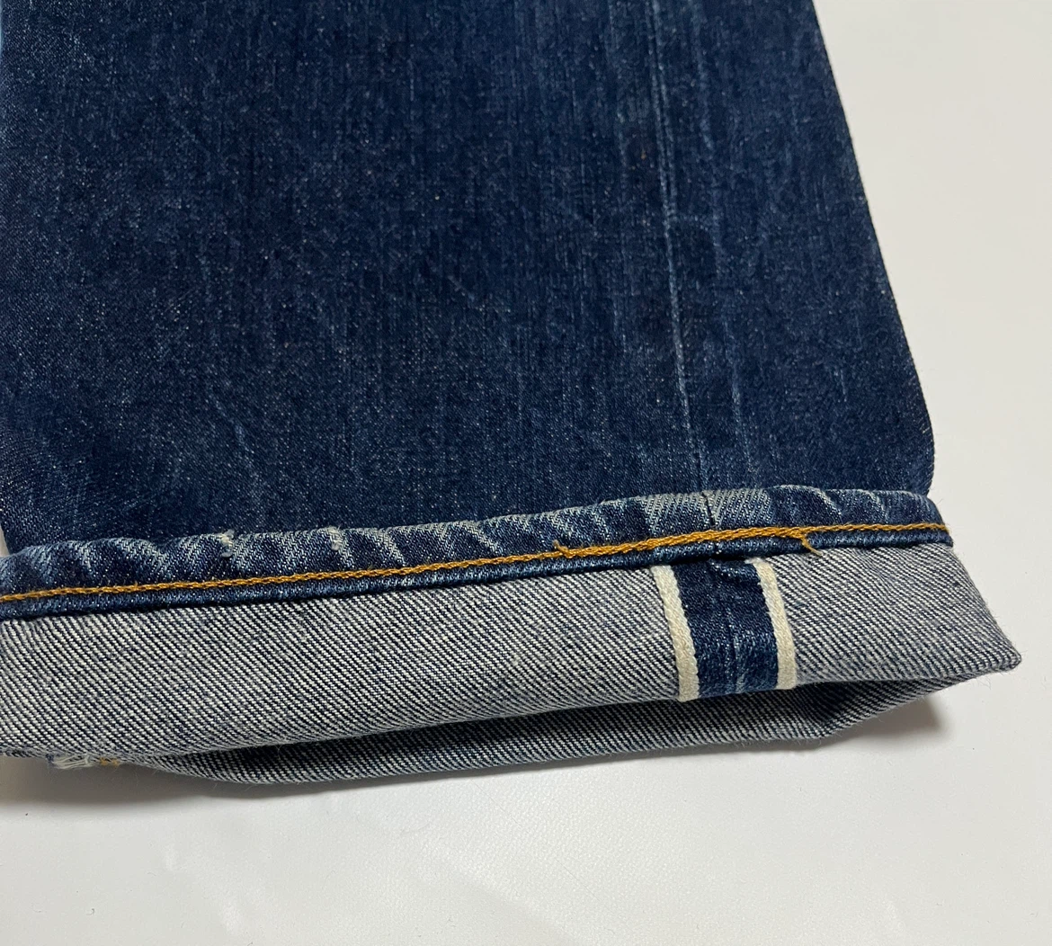 LEVI'S 201XX 555 バレンシアUSA製 BIGE W31 赤耳濃紺の写真7枚目