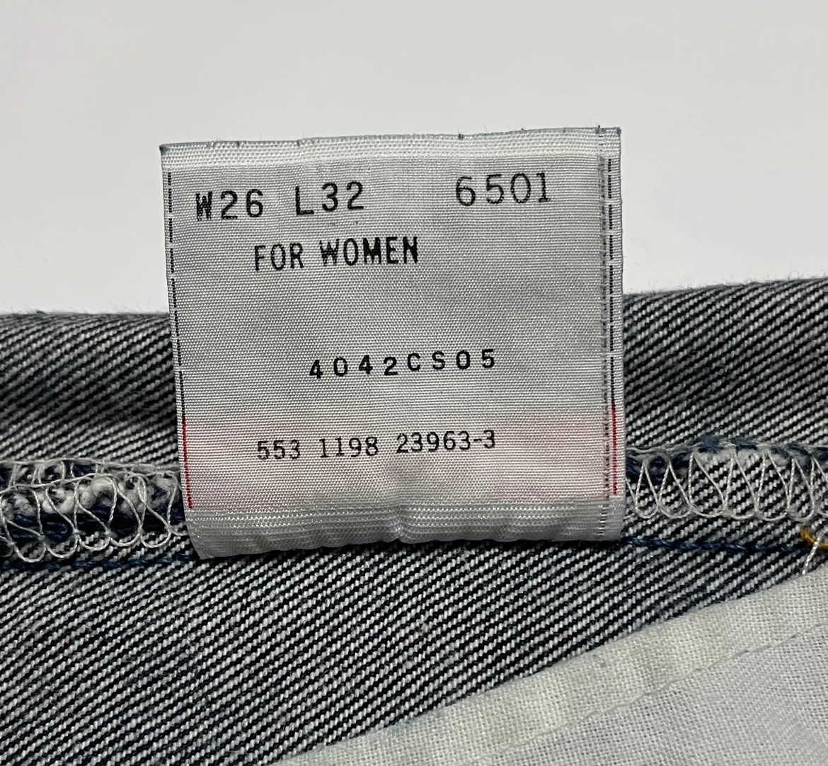 Levi's 501 For Women USA製 90s 濃紺 W26 553 美品の写真7枚目
