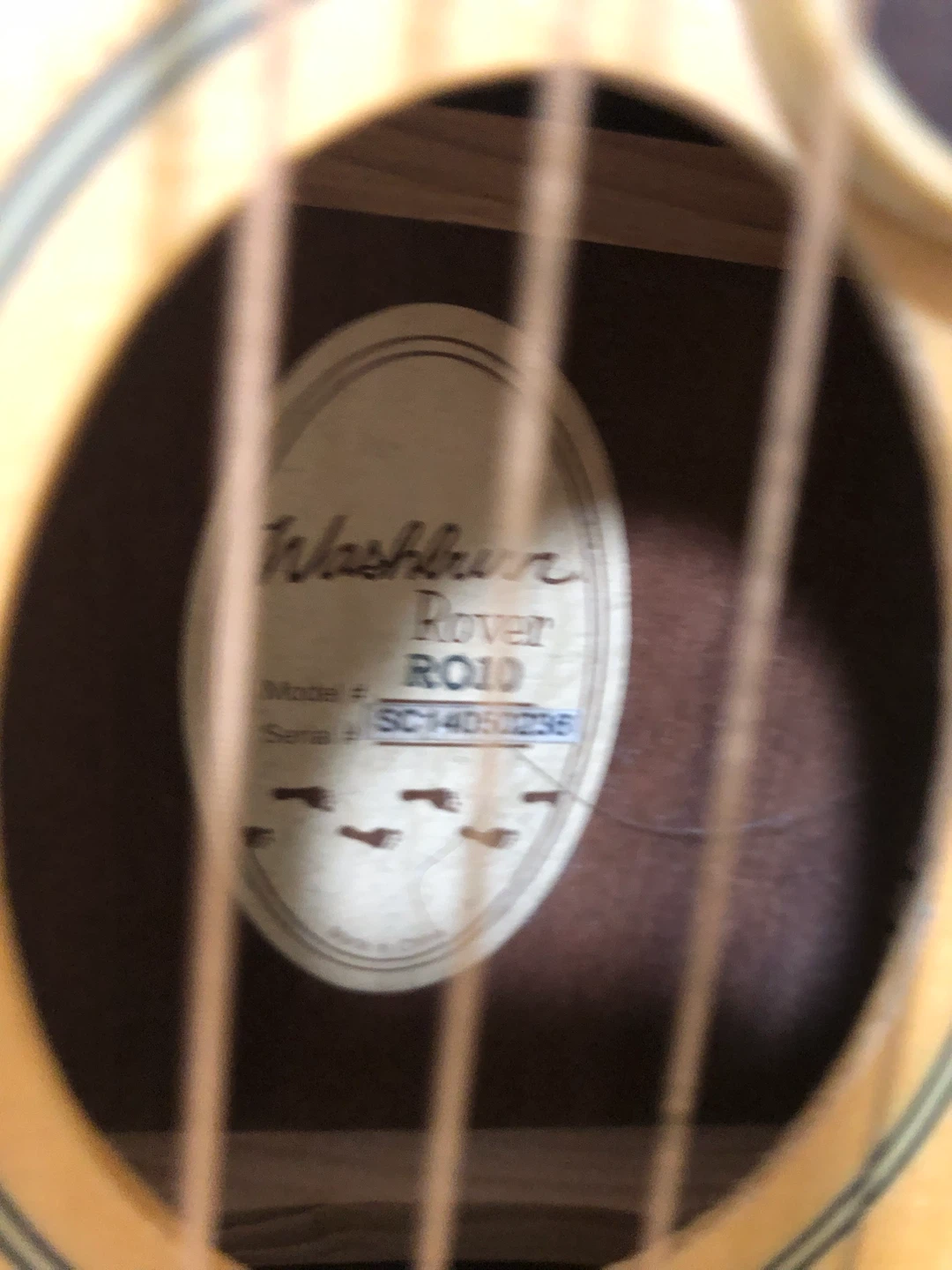 Washburn トラベルギター RO10の写真2枚目