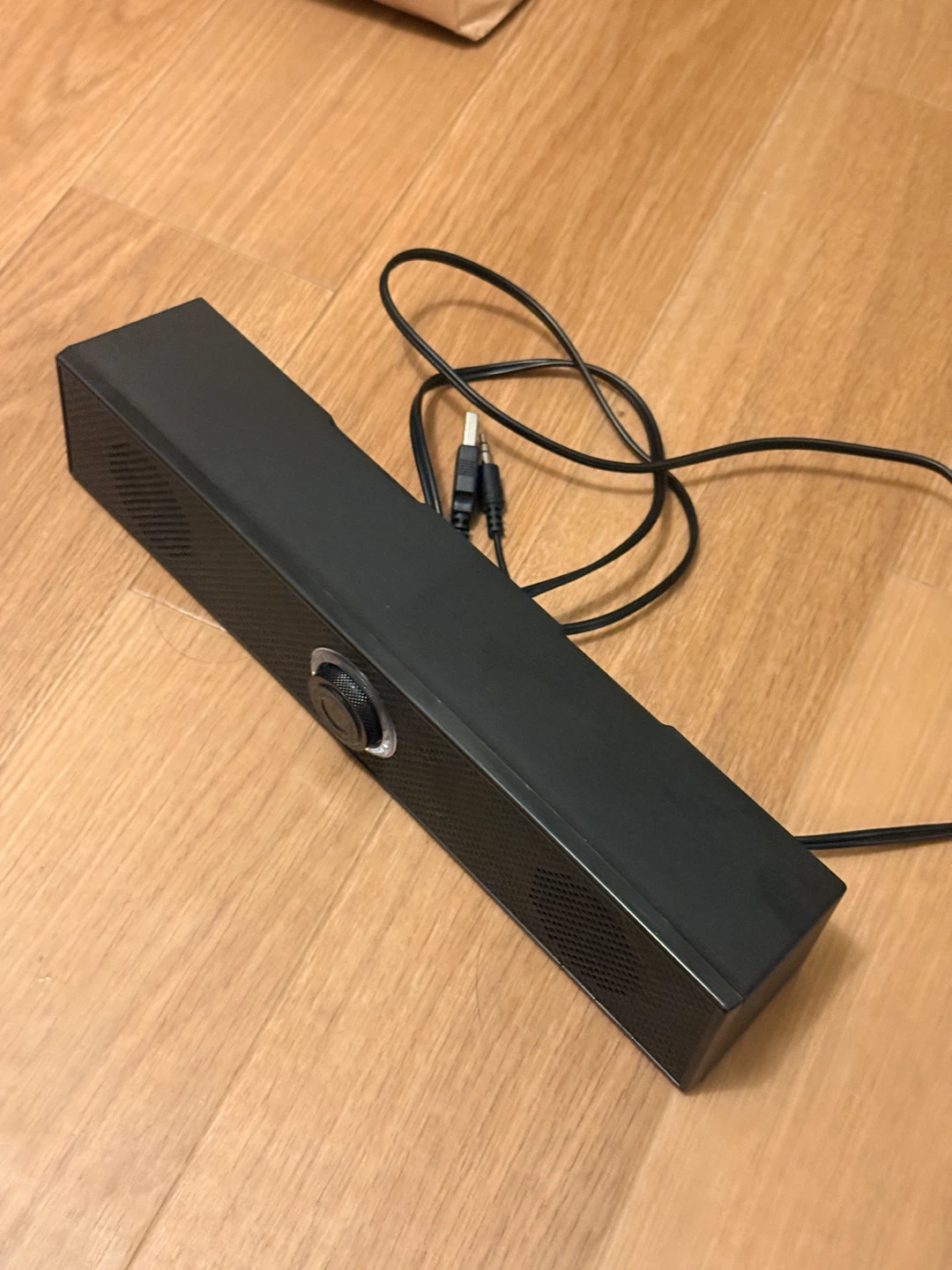 USB給電式 サウンドバー スピーカー ブラック