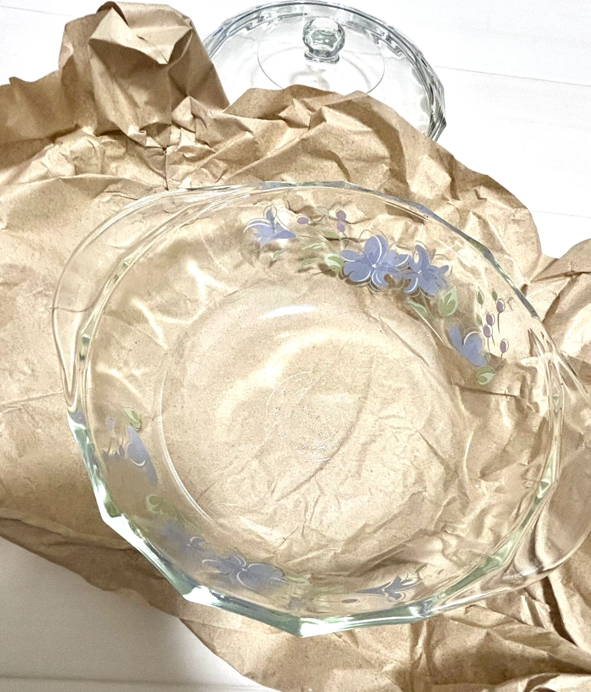 【昭和レトロ】オールドパイレックス iwaki 耐熱ガラス食器 5点セットの写真10枚目