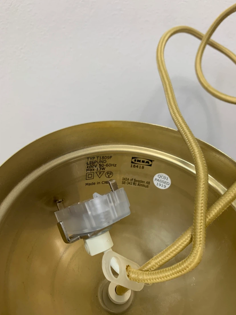 IKEA ペンダントランプ LISPUNDの写真3枚目