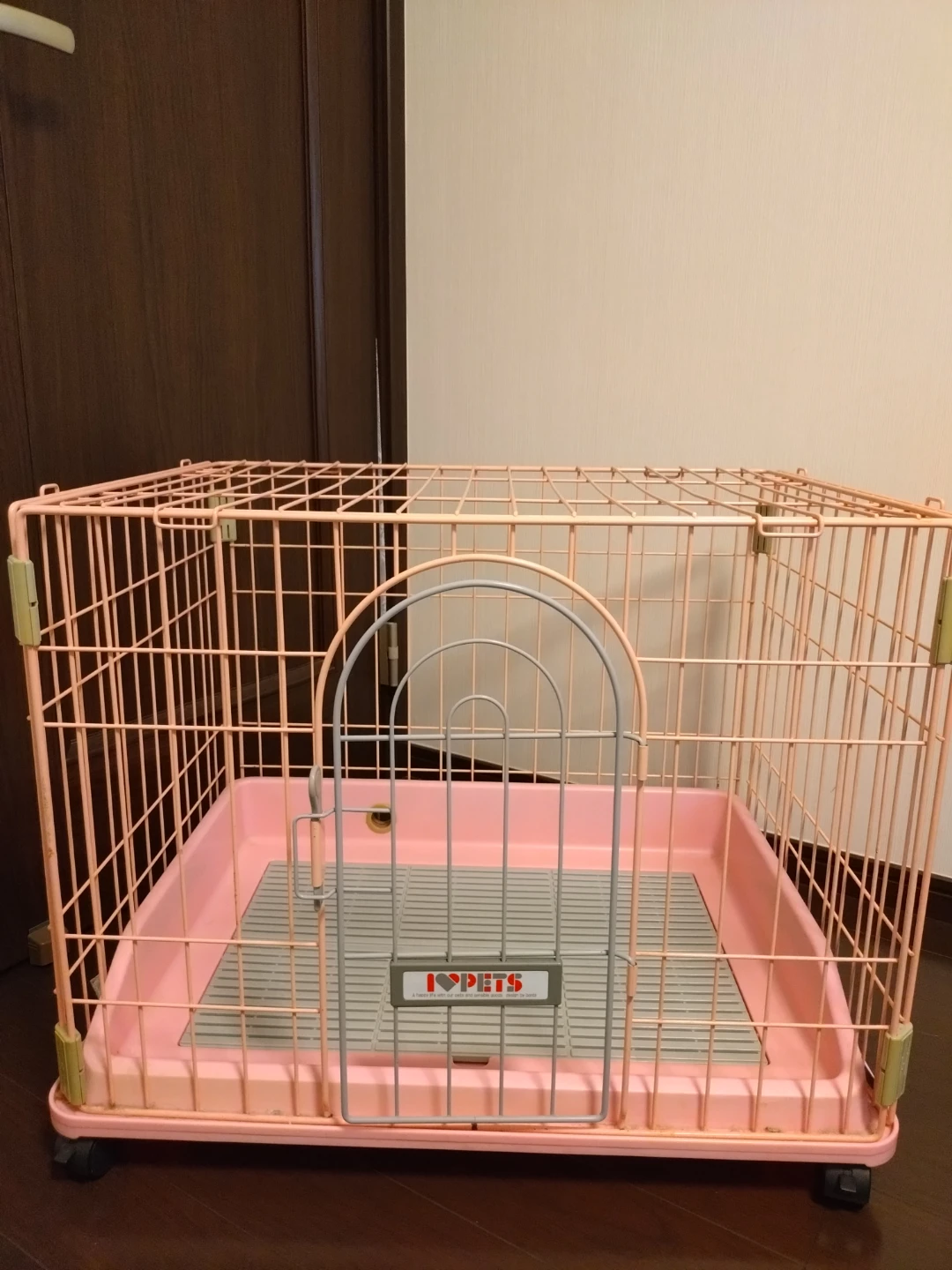 アイラブペッツ ペット用ケージ ピンクの写真2枚目