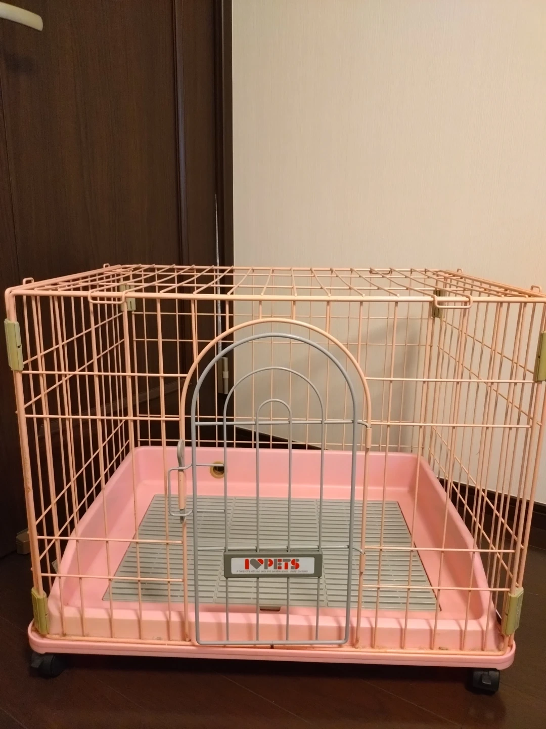 アイラブペッツ ペット用ケージ ピンクの写真2枚目