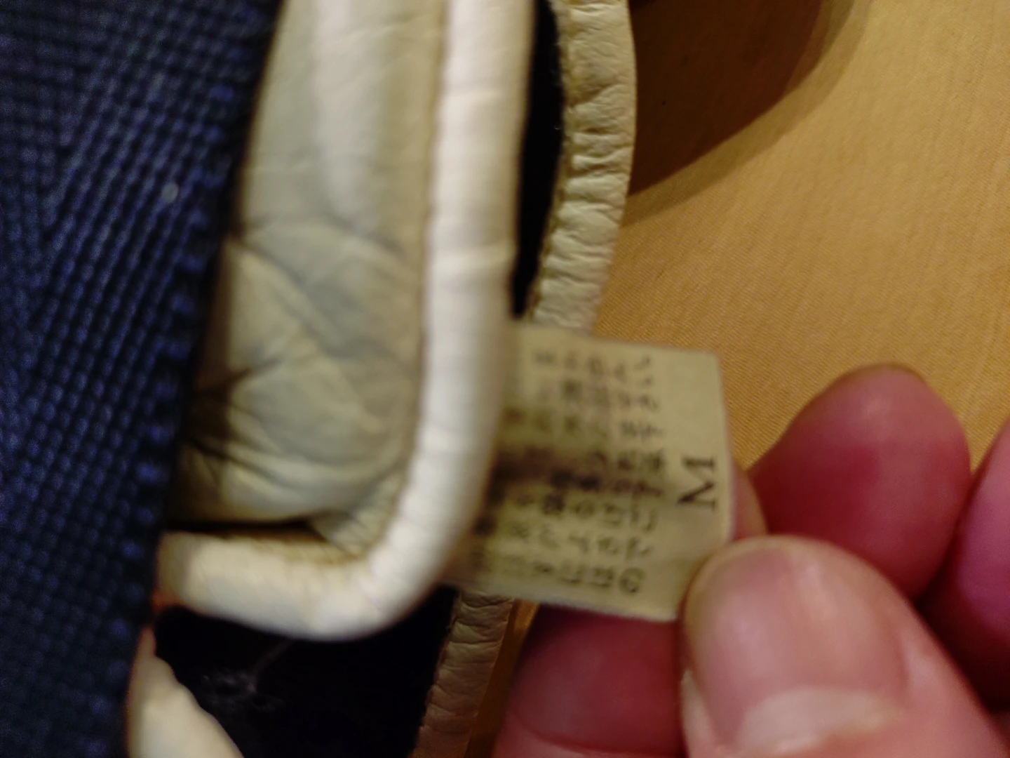 ⑤アシックス スキーグローブ 白/黒 Mサイズの写真3枚目