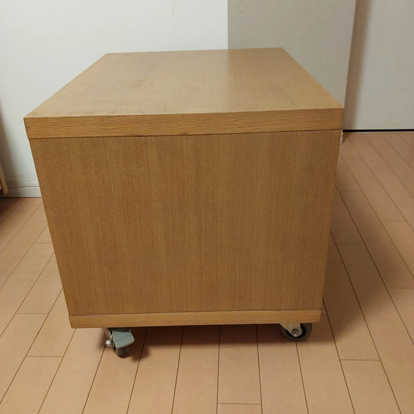 木製収納ワゴン キャスター付き テレビボード チェストの写真2枚目