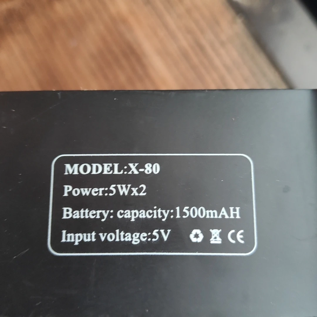 Bluetoothスピーカー X-80 黒の写真5枚目
