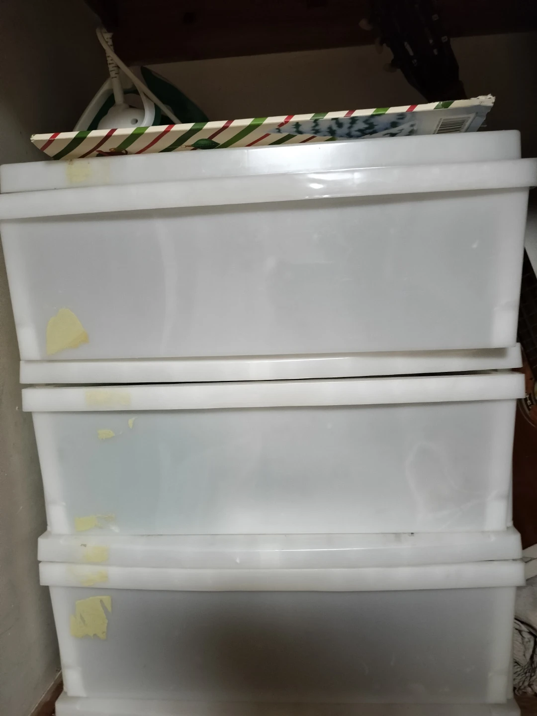 3段プラスチック収納ケース