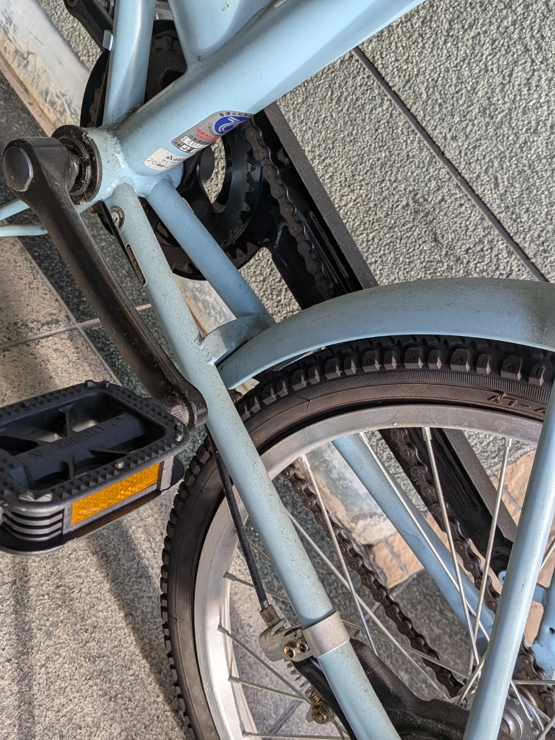 ミモレット 折りたたみ自転車 20インチの写真2枚目