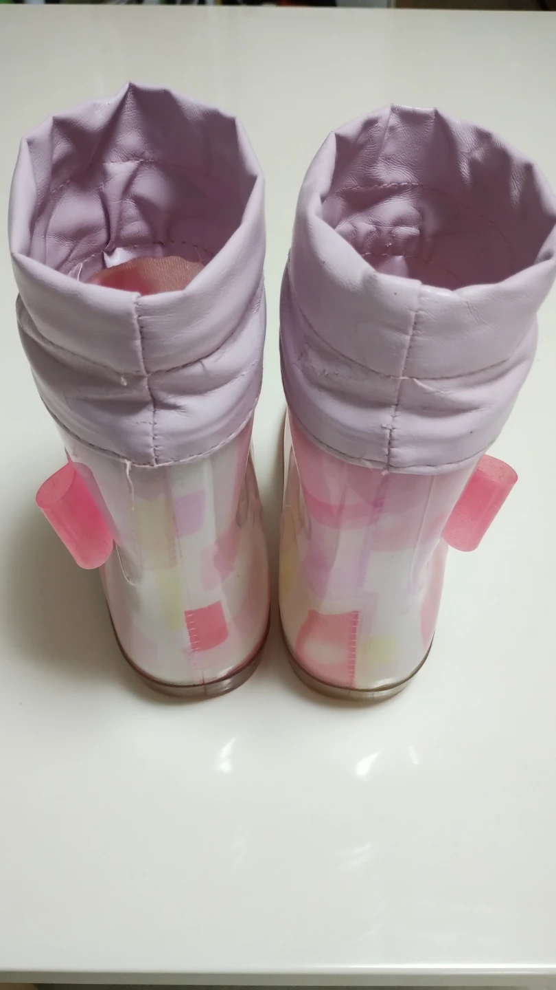 a.v.v キッズ レインブーツ ピンクの写真2枚目