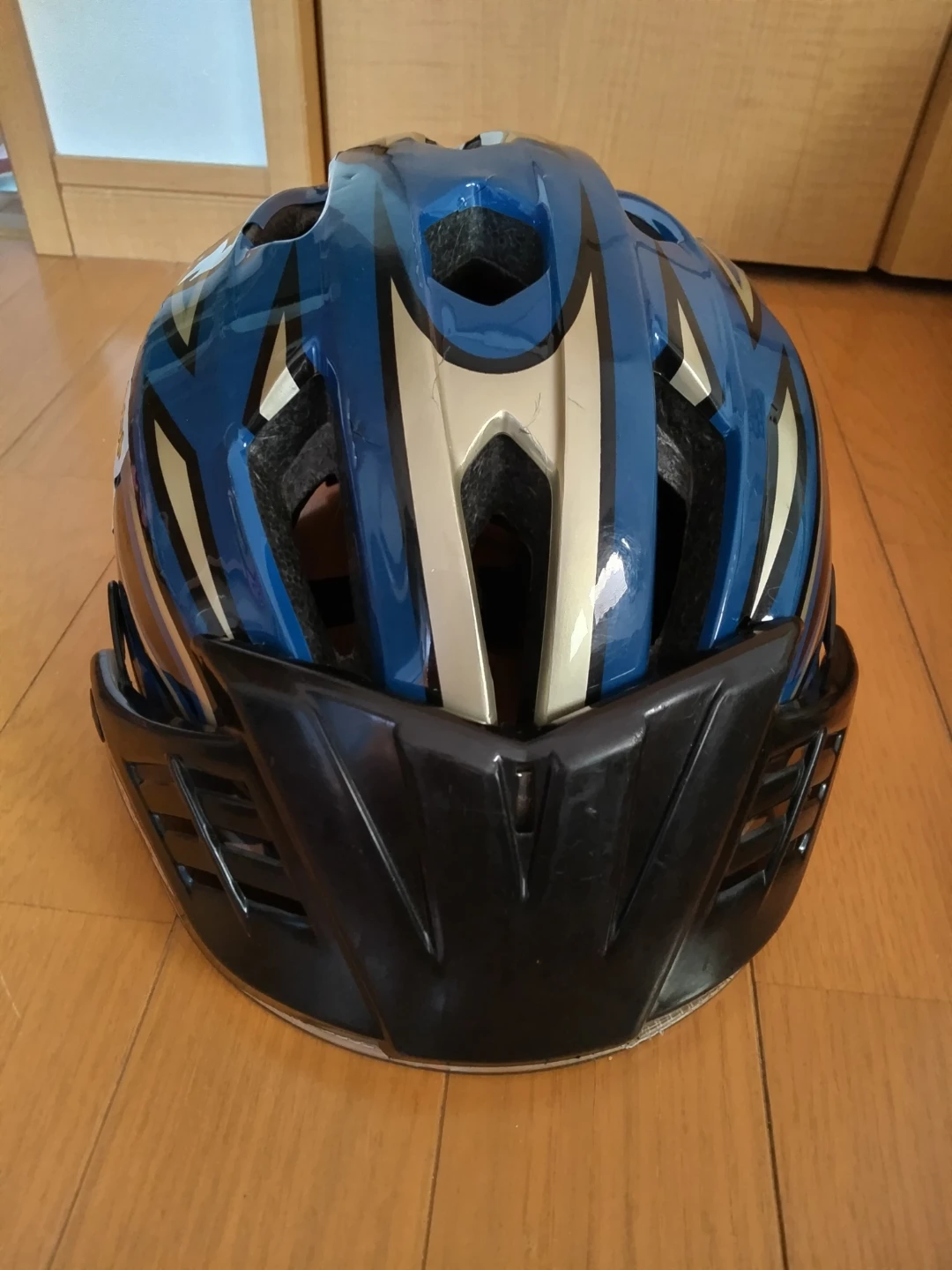 アイデス アイシールドヘルメット Mサイズ ブルー