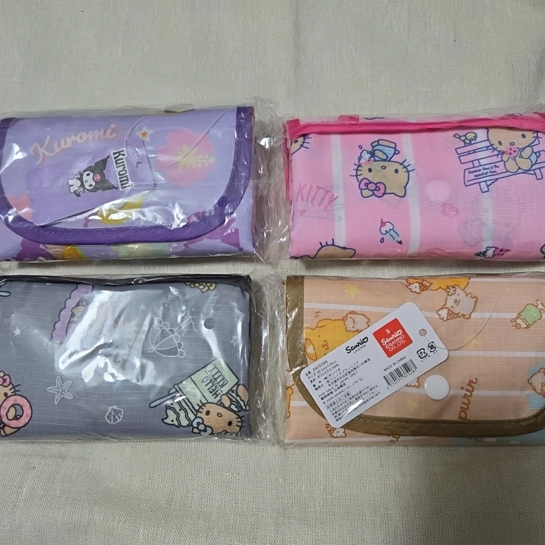 サンリオ エコバッグ 4種まとめ売り