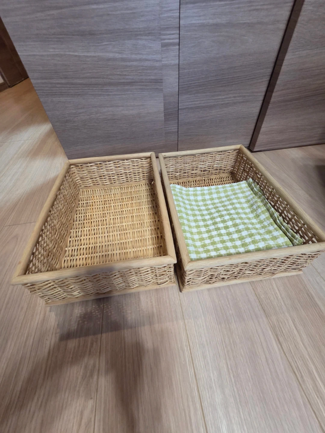 無印良品 重なるカゴ 2つセットの写真4枚目