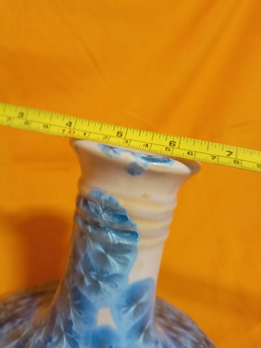 結晶釉 花瓶 陶器 フラワーベースの写真6枚目