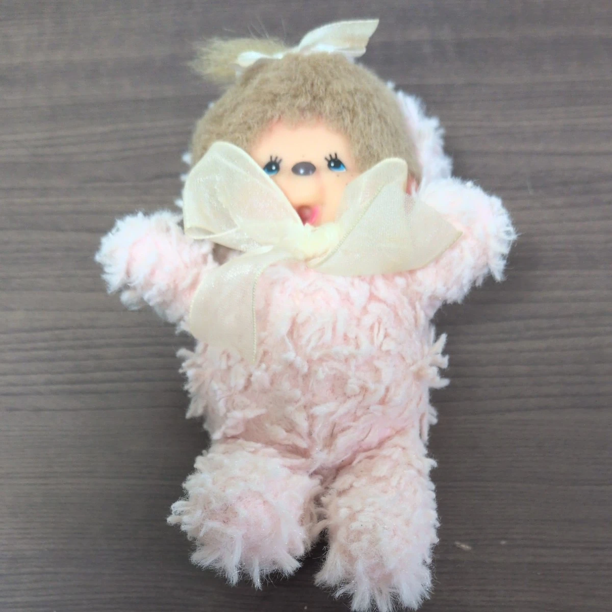 Claire's モンチッチ ぬいぐるみ ピンク キーホルダー マスコット