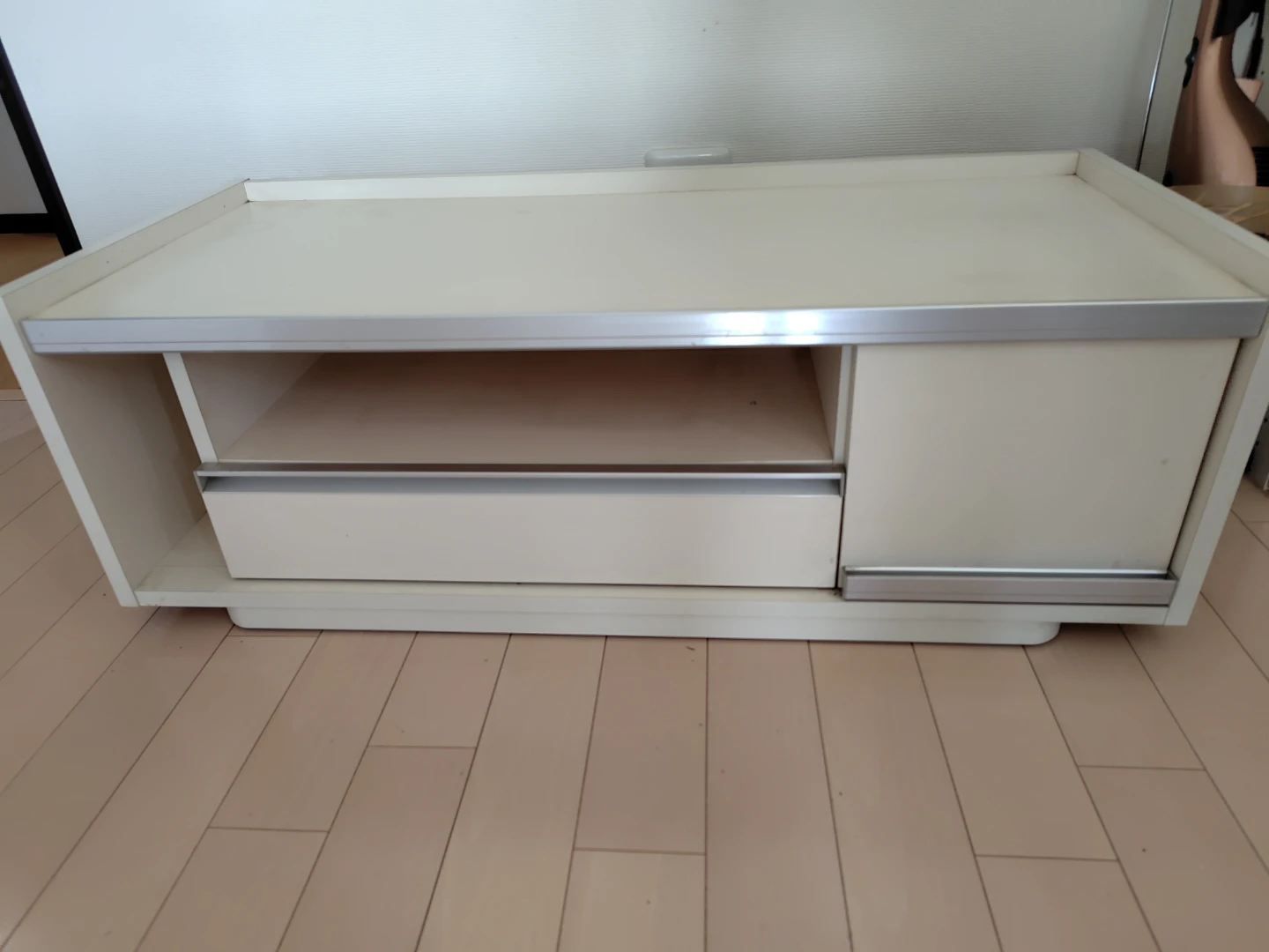 ローボード テレビ台 ホワイト 収納