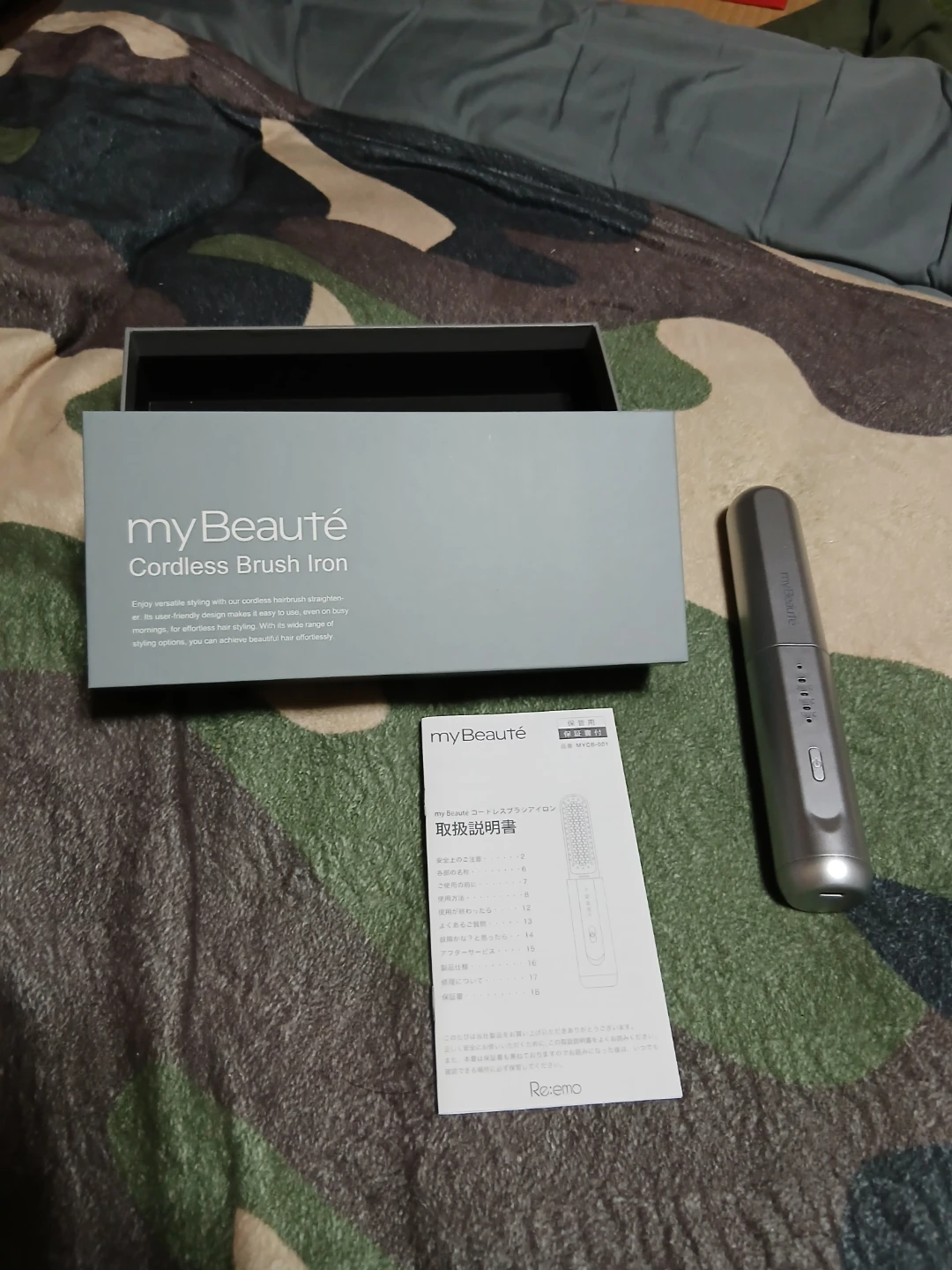 マイボーテ コードレスブラシアイロン MYCB-001