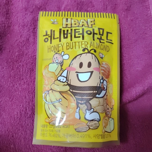 HBAF ハニーバターアーモンド 120g