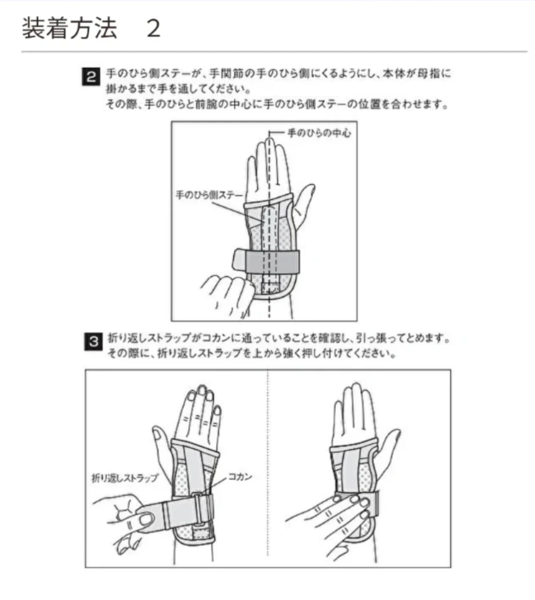 ◇ SIGMAX  ファシリエイド サポーター  手首用サポーターの写真3枚目