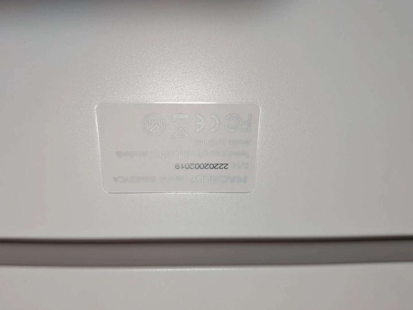 【未使用】Macally SLIMKEYCA 有線キーボード US配列 コンパクトの写真2枚目