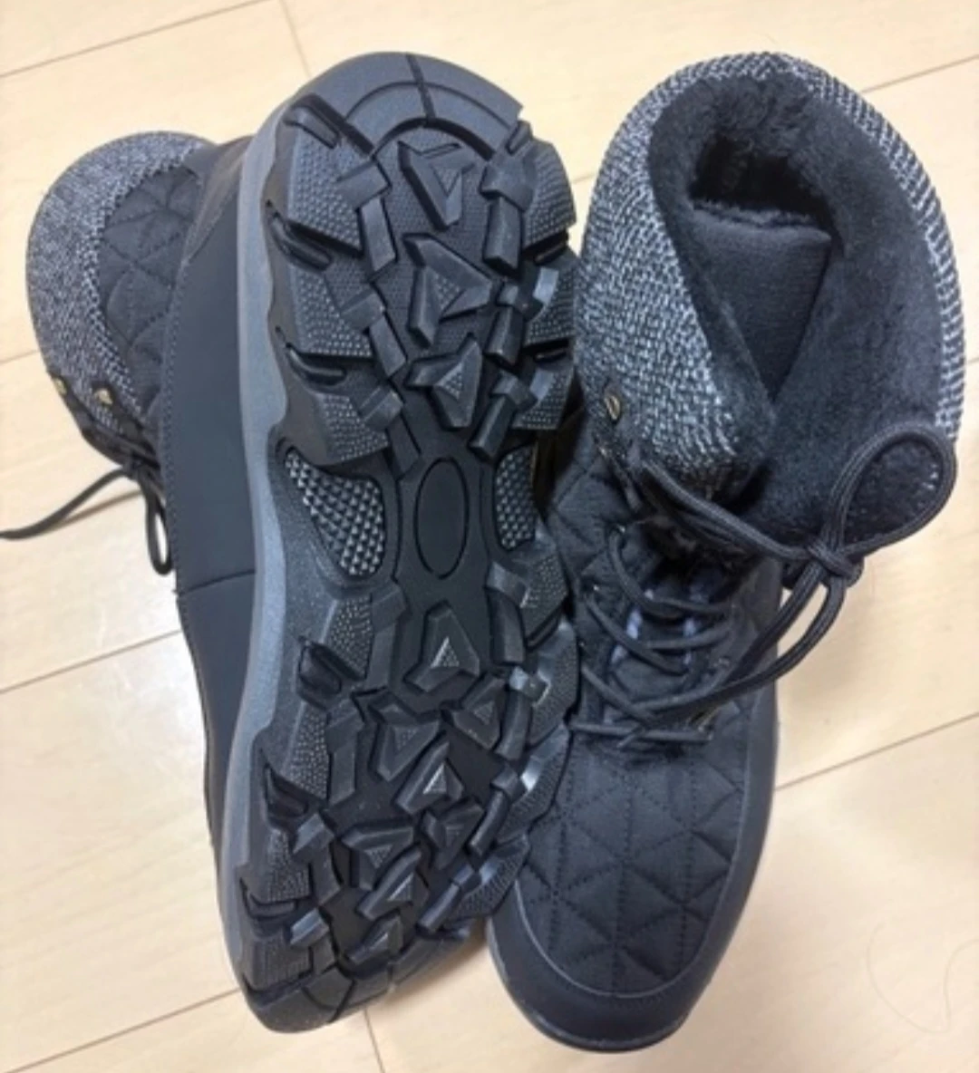 未使用　防寒防水スノーブーツ ブラック　27.0㎝の写真2枚目
