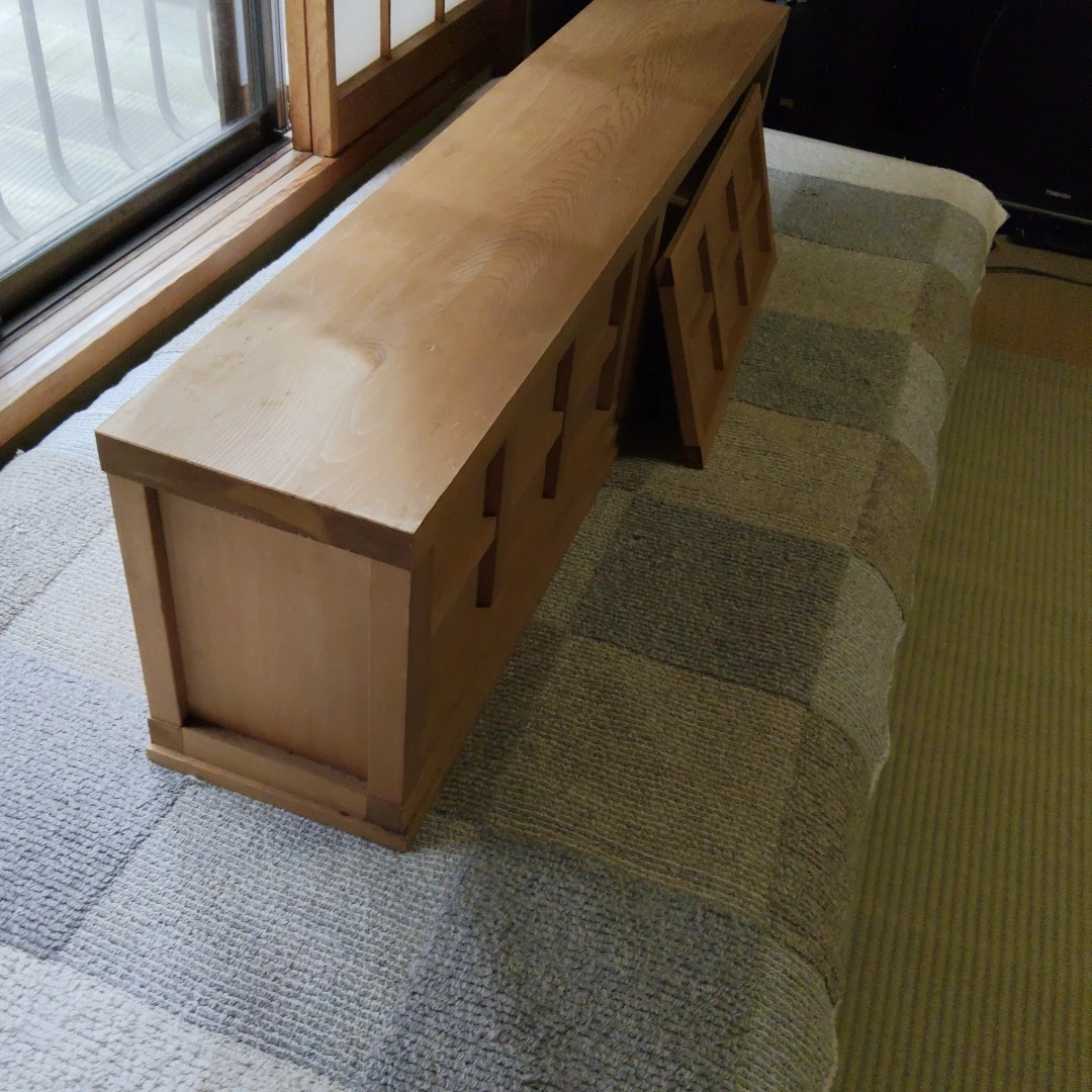 木製収納ボックス 飾り棚の写真3枚目