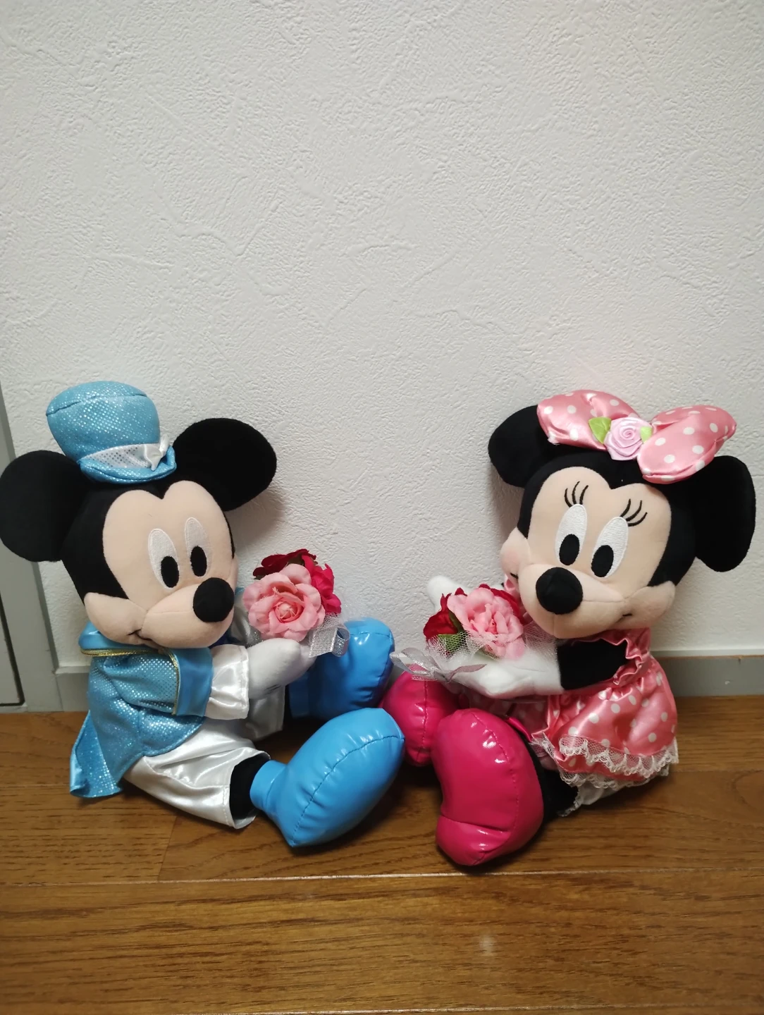 ディズニー ミッキー ミニー ぬいぐるみ 電報 ウェディング