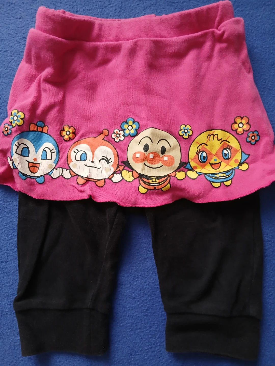 アンパンマン スカッツ 80cm ピンク×黒