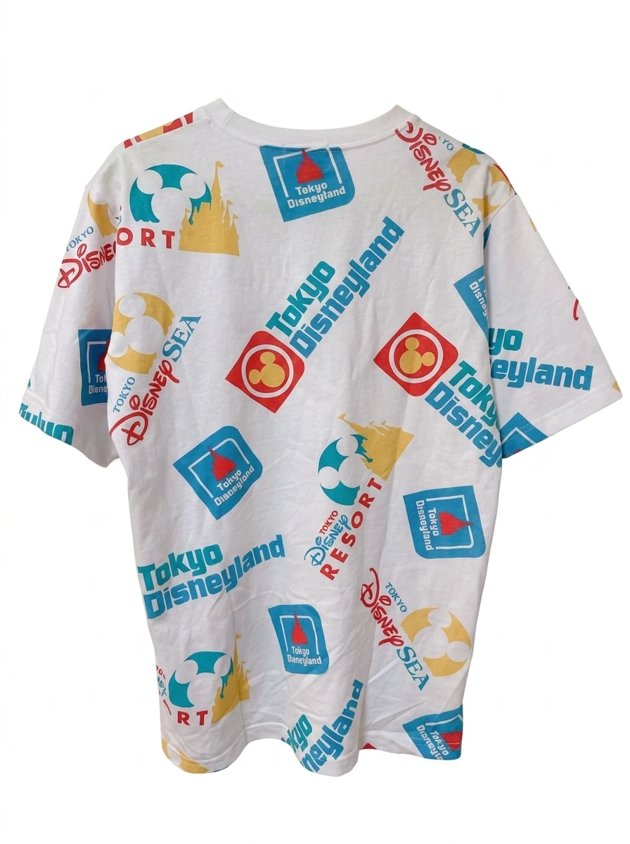 【新品未使用】東京ディズニーリゾート Tシャツ 総柄 Mサイズの写真5枚目