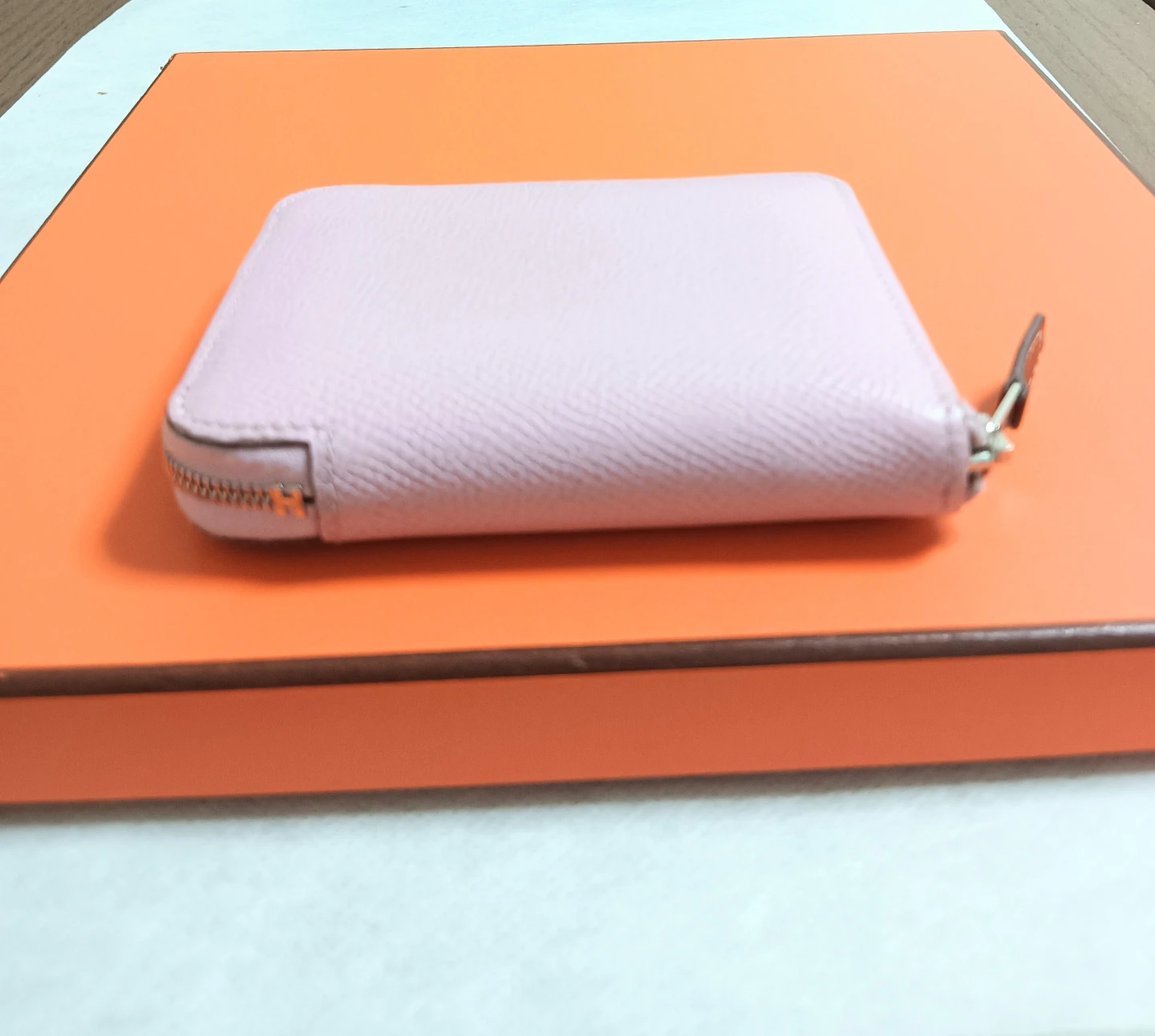 非常に美品。HERMES エルメス アザップシルクイン コンパクト お財布の写真8枚目