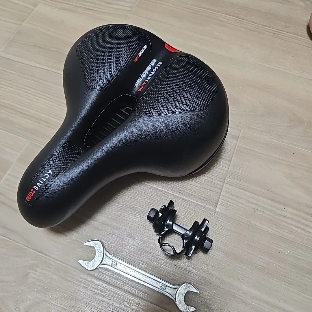 自転車用 サドル クッション ブラック