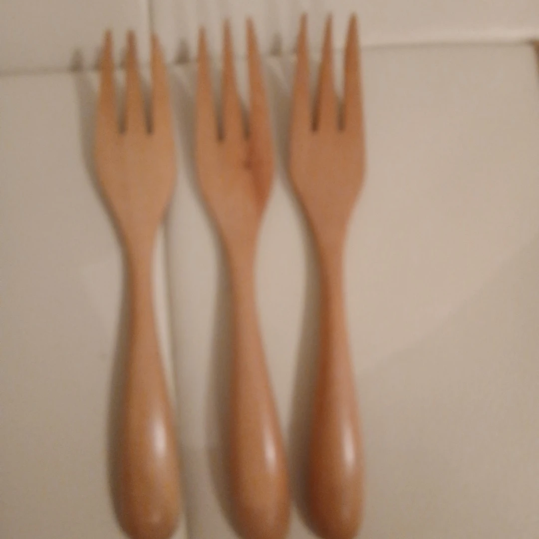 木製フォーク 3本セット