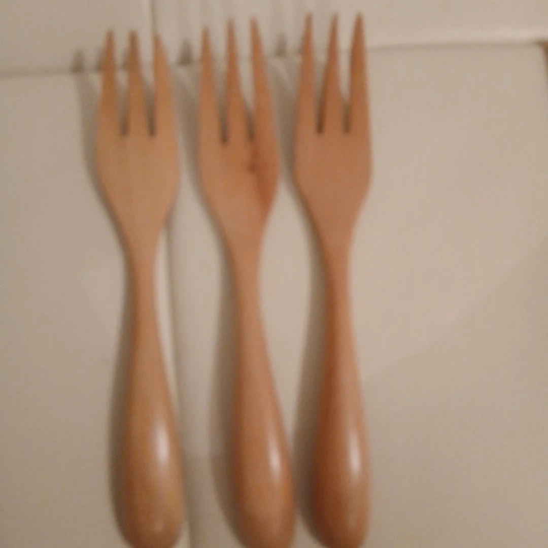 木製フォーク 3本セット