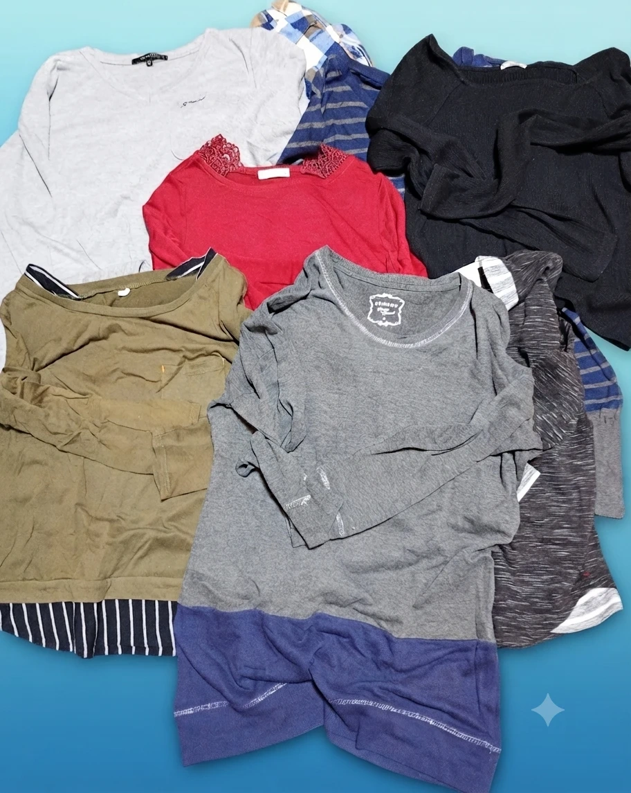 長袖カットソー シャツ 8点セット まとめ売り(業者の方には条件あり)