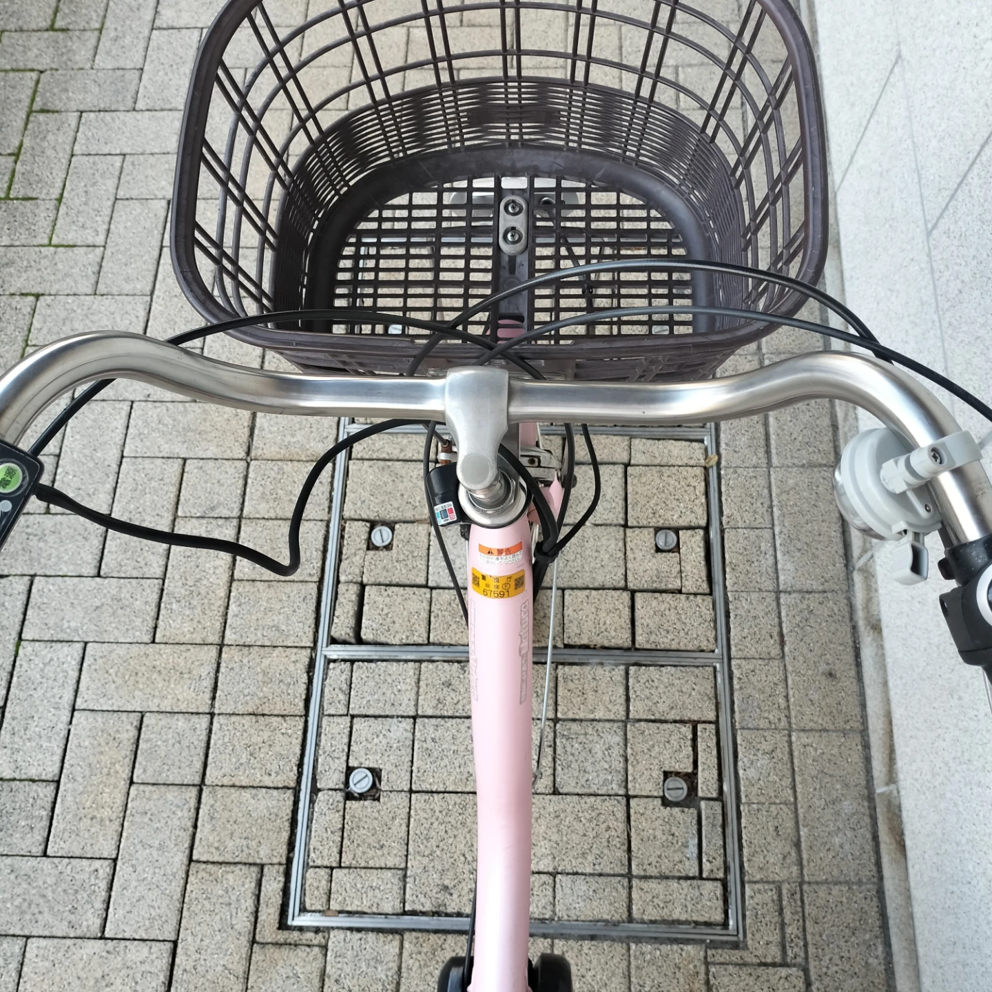 ヤマハ PAS Natura 電動自転車 ピンクの写真3枚目