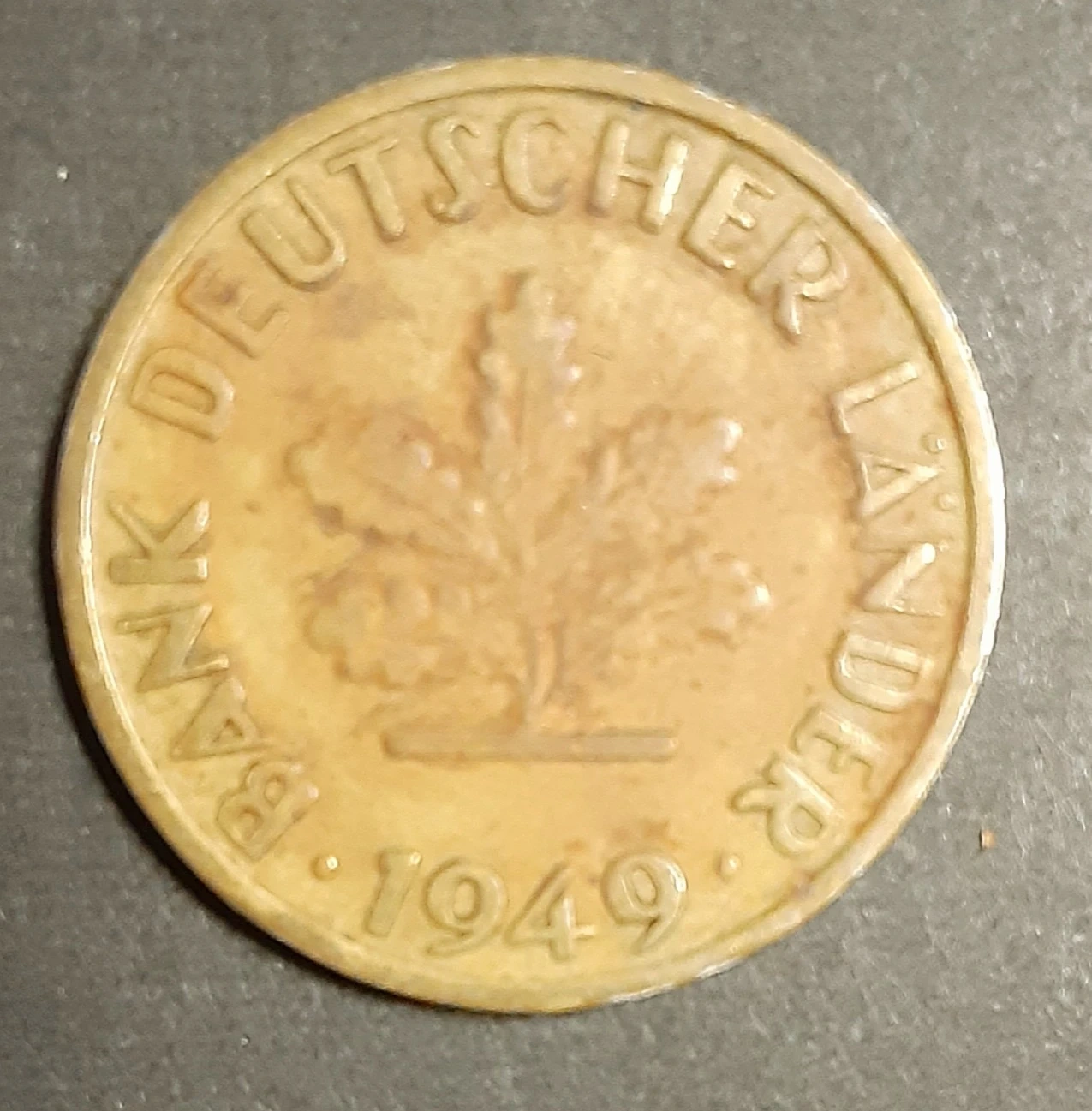 旧貨 ドイツ 1949年 10ペニヒ硬貨